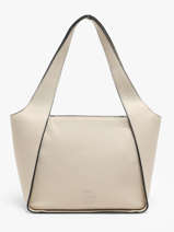 Sac Port� �paule M Foudre Cuir Etrier Beige foudre EFOD107M