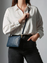 Sac Bandoulire Tradition Cuir Etrier Bleu tradition ETRA0141-vue-porte