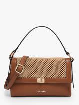 Sac Port� �paule Baobab Cuir Etrier Beige baobab EBAO185S