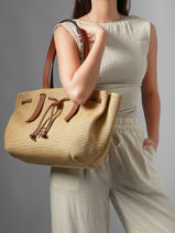 Sac Port� �paule Brumby Estival Cuir Etrier Beige brumby estival EBRS150L-vue-porte