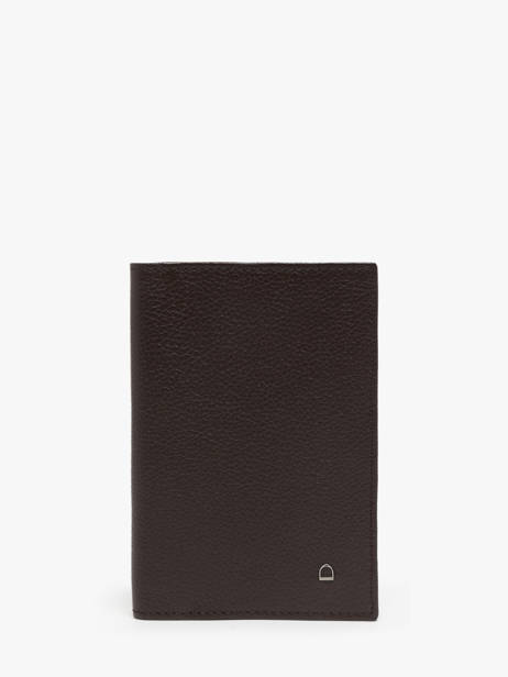 Leather Document Holder Madras Etrier Brown madras EMAD429