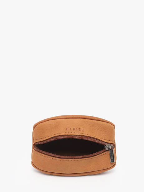 Porte-monnaie Oil Cuir Etrier Marron oil EOIL043 vue secondaire 1