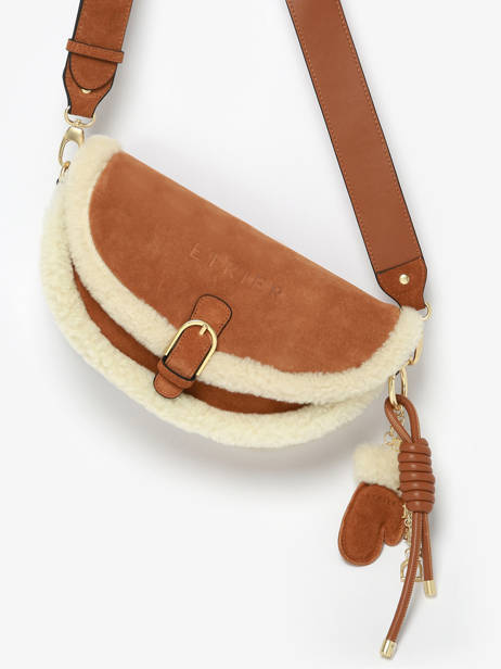 Shoulder Bag Alpin Leather Etrier Beige alpin EALP050S other view 2