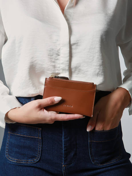 Card Holder Altair Leather Etrier Brown altair EALA094M other view 1